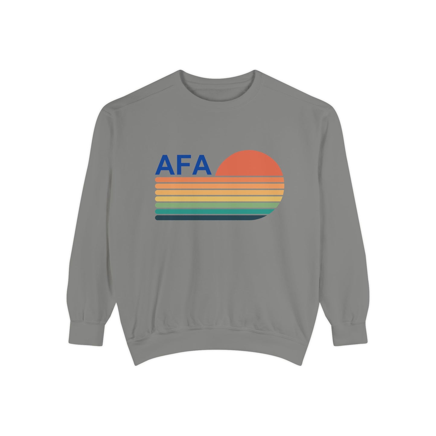 AFA Retro Sunset Gradient Aviator Sweatshirt