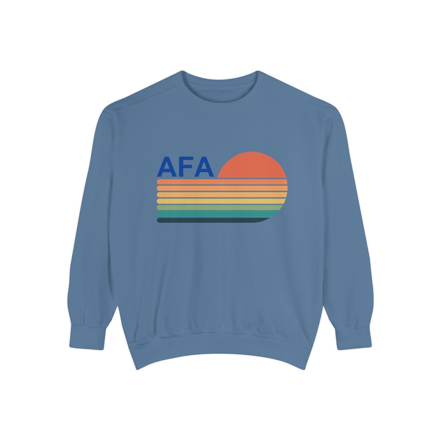AFA Retro Sunset Gradient Aviator Sweatshirt