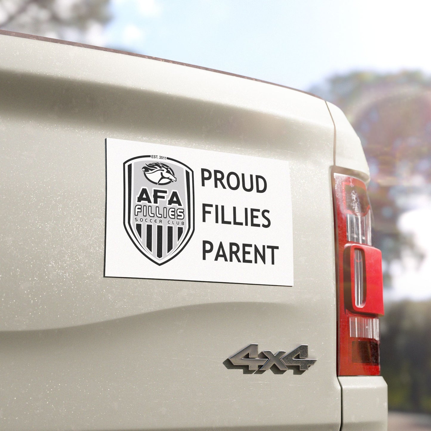 Proud Fillies Parent Car Magnet