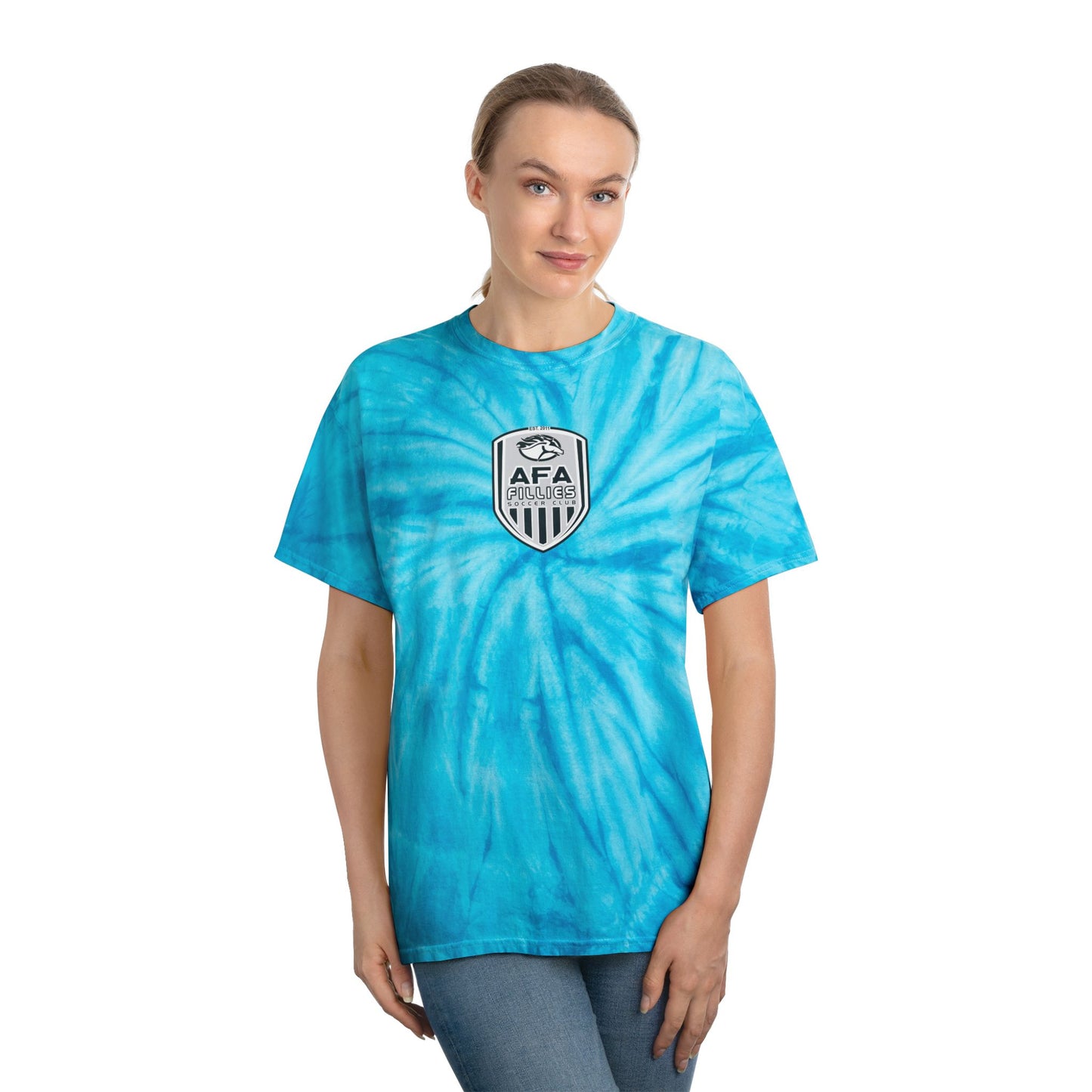 Fillies Shield Tie-Dye Cyclone Tee