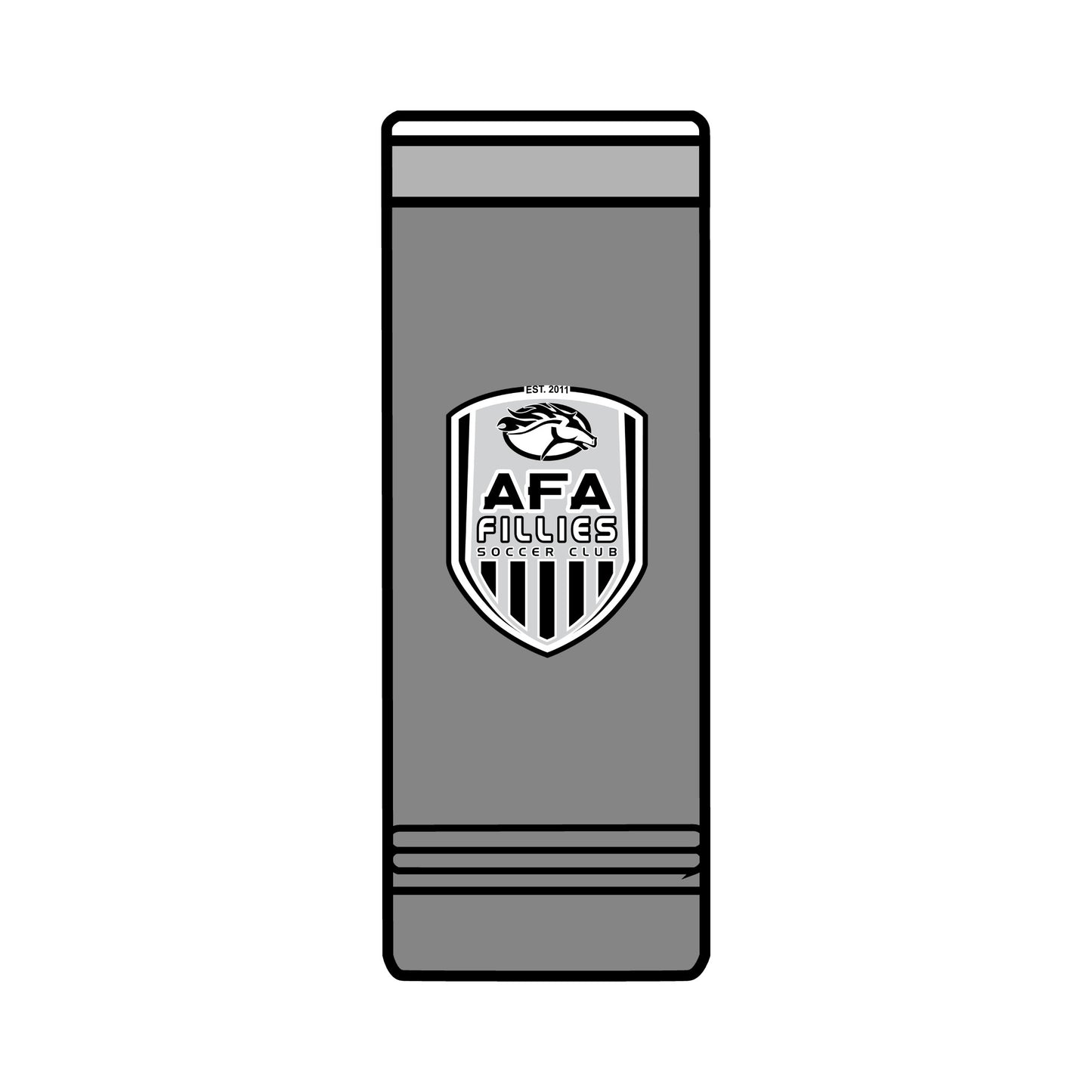 AFA Fillies Shield Skinny Tumbler, 22oz