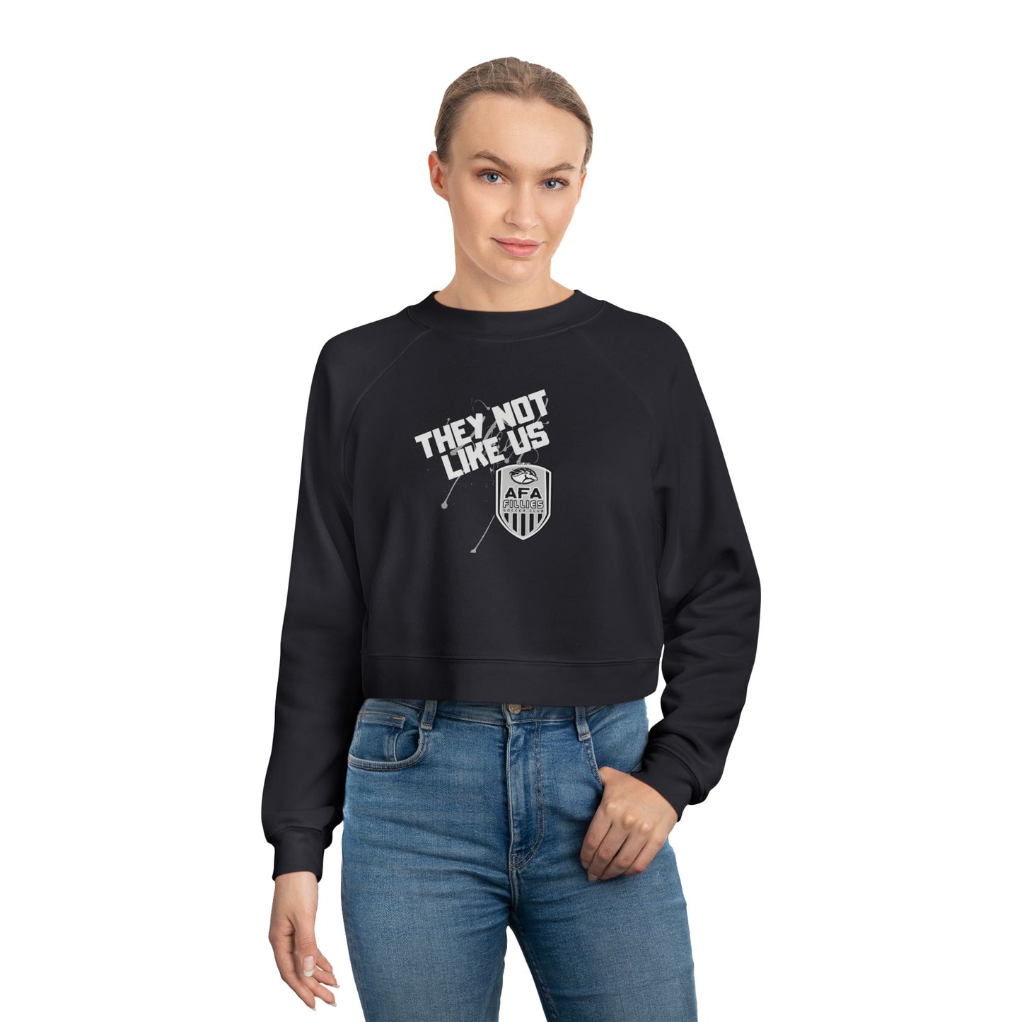 They Not Like Us AFA Women's Cropped Fleece Pullover