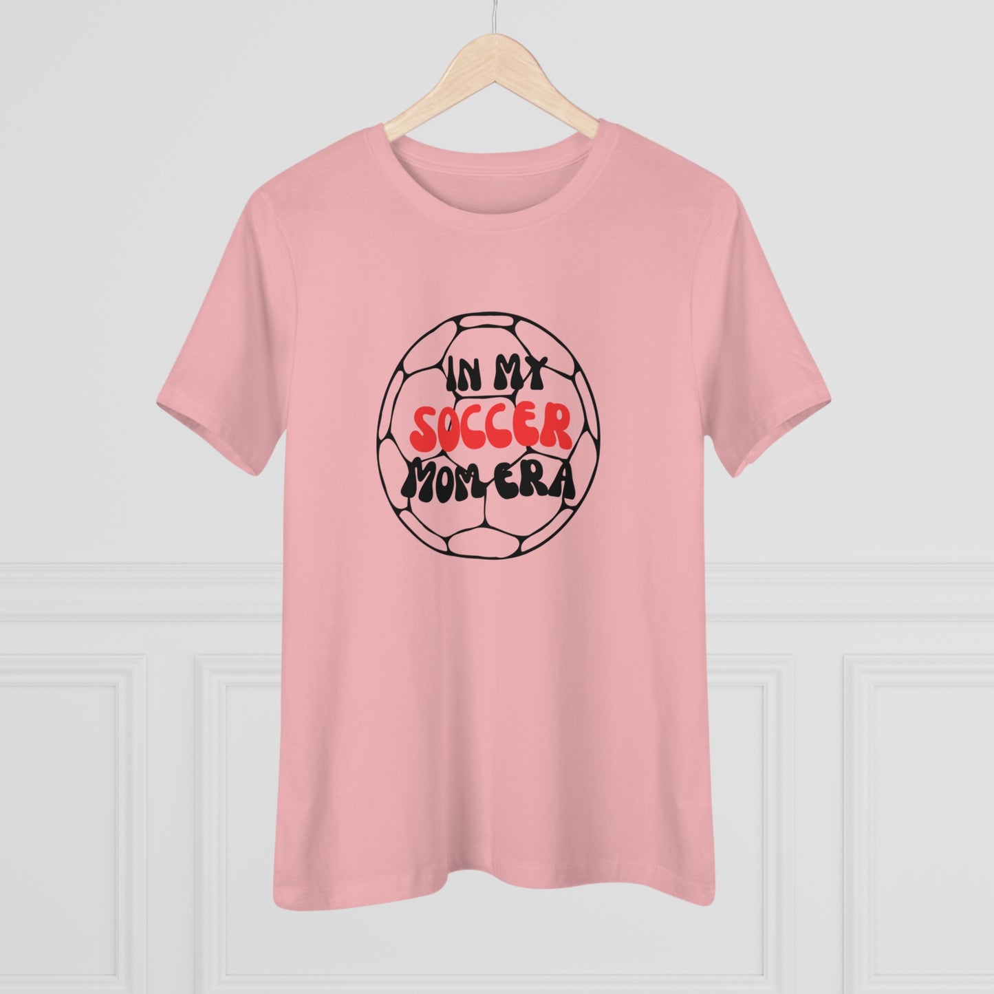 Red In My Soccer Mom Era Women's Cotton Tee