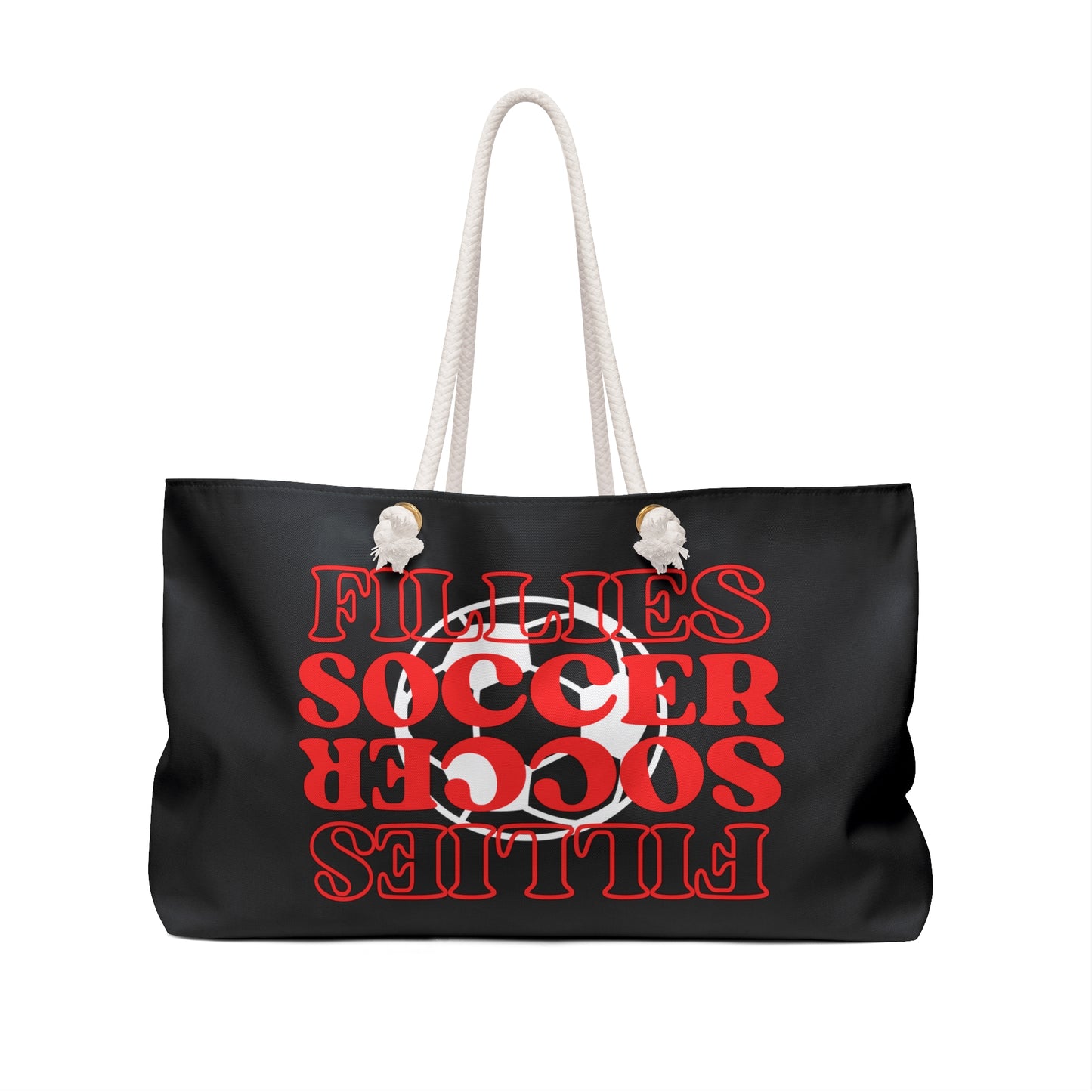 Red Fillies Soccer Weekender Bag