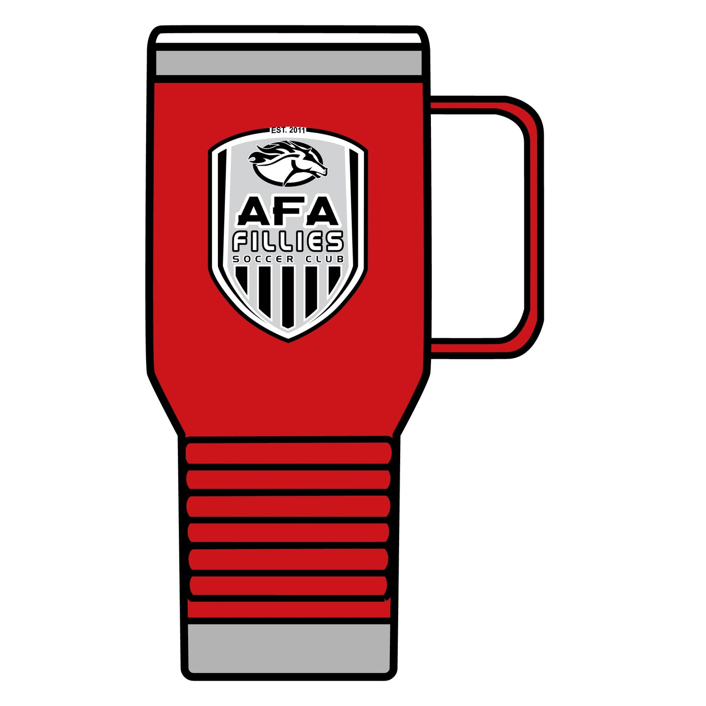 AFA Fillies Shield Travel Mug, 20oz