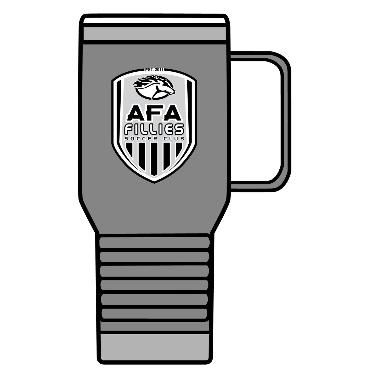 AFA Fillies Shield Travel Mug, 20oz