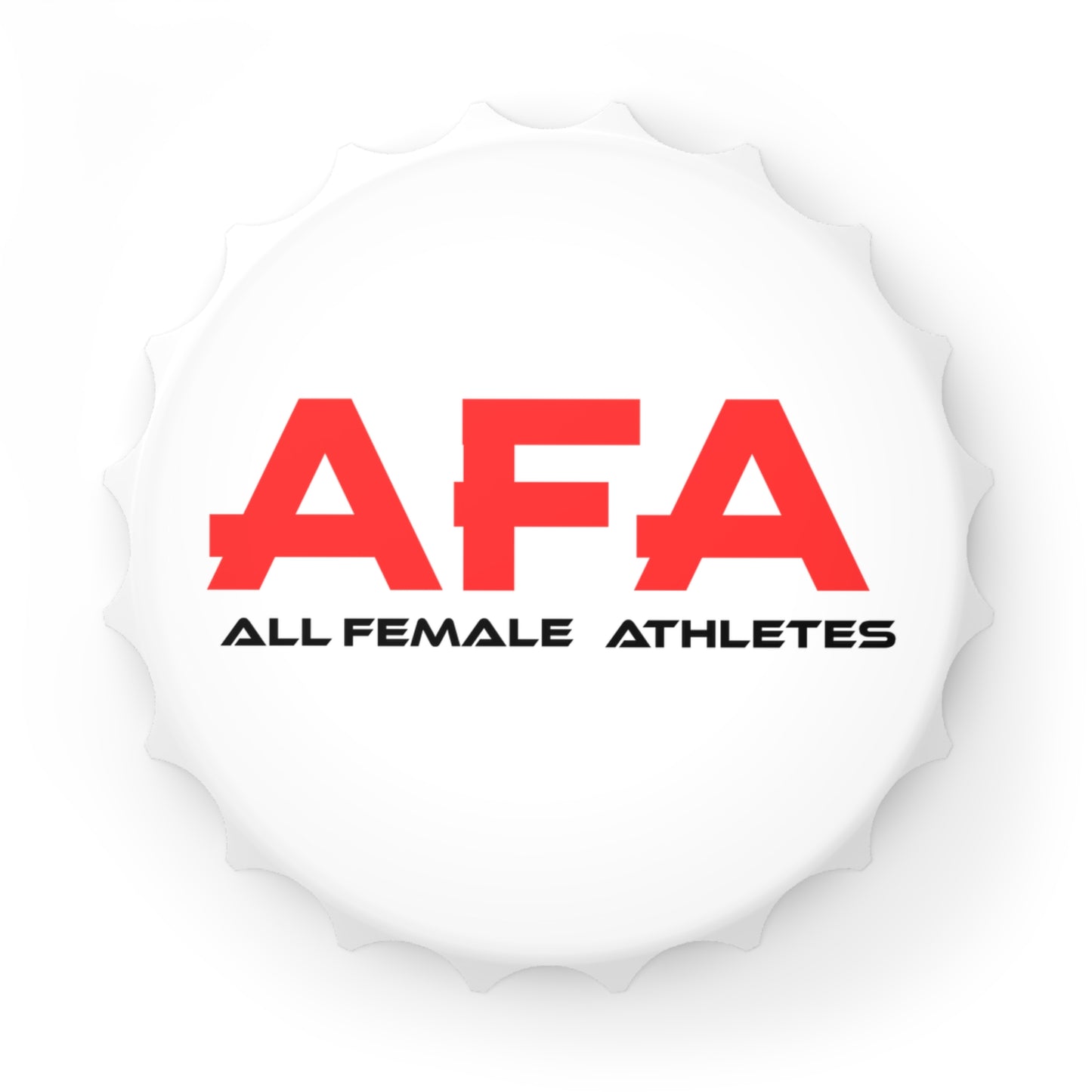 Red All Female Athletes Bottle Opener