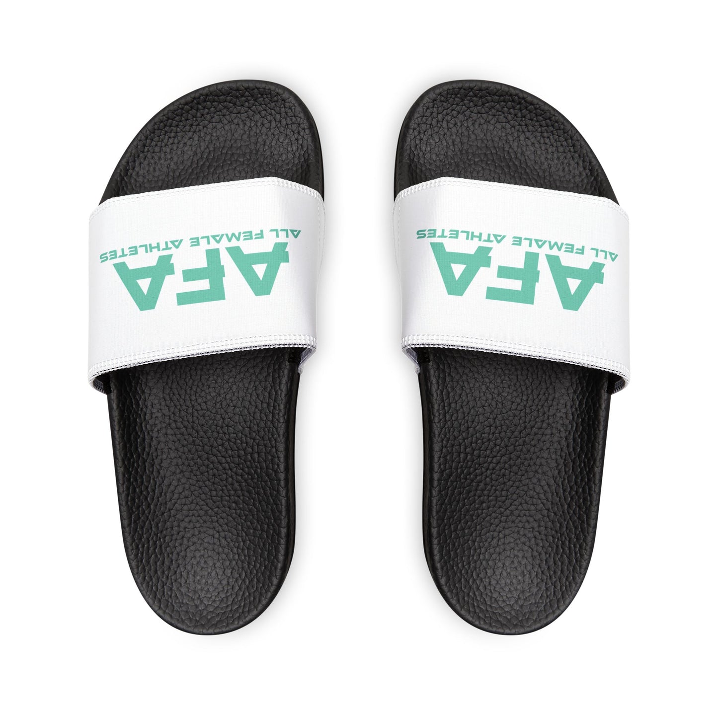 Light Green All Female Athletes Women's PU Slide Sandals