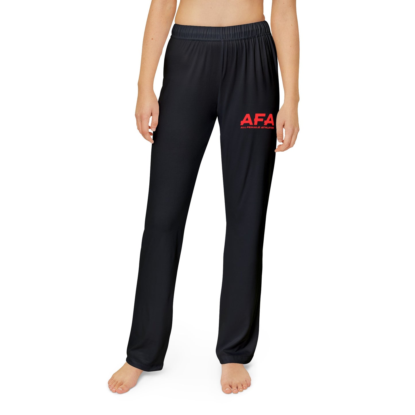 Red All Female Athletes Kids Pajama Pants