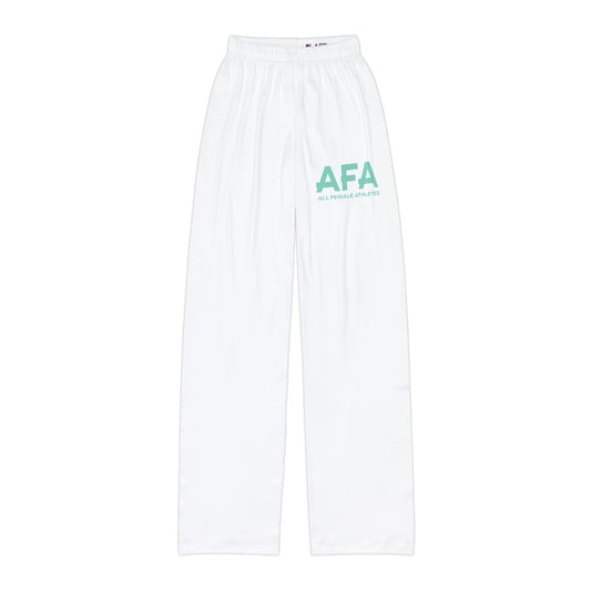 Green All Female Athletes Kids Pajama Pants