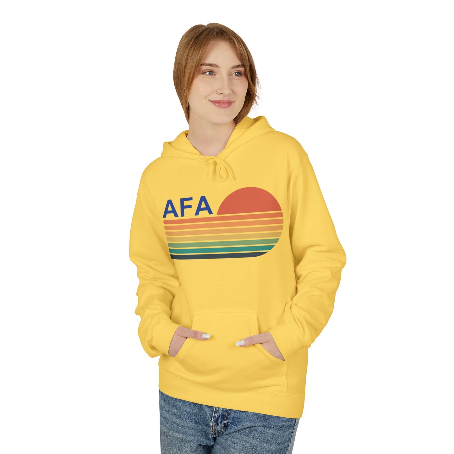 Retro AFA Sunset Aviator Fleece Hoodie