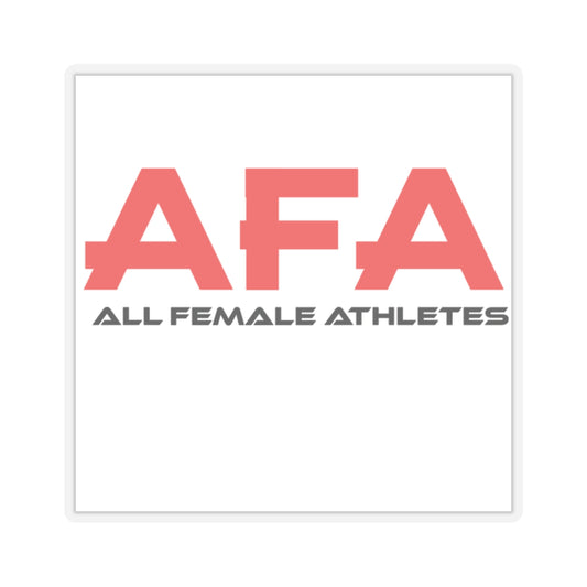 Red All Female Athletes Stickers