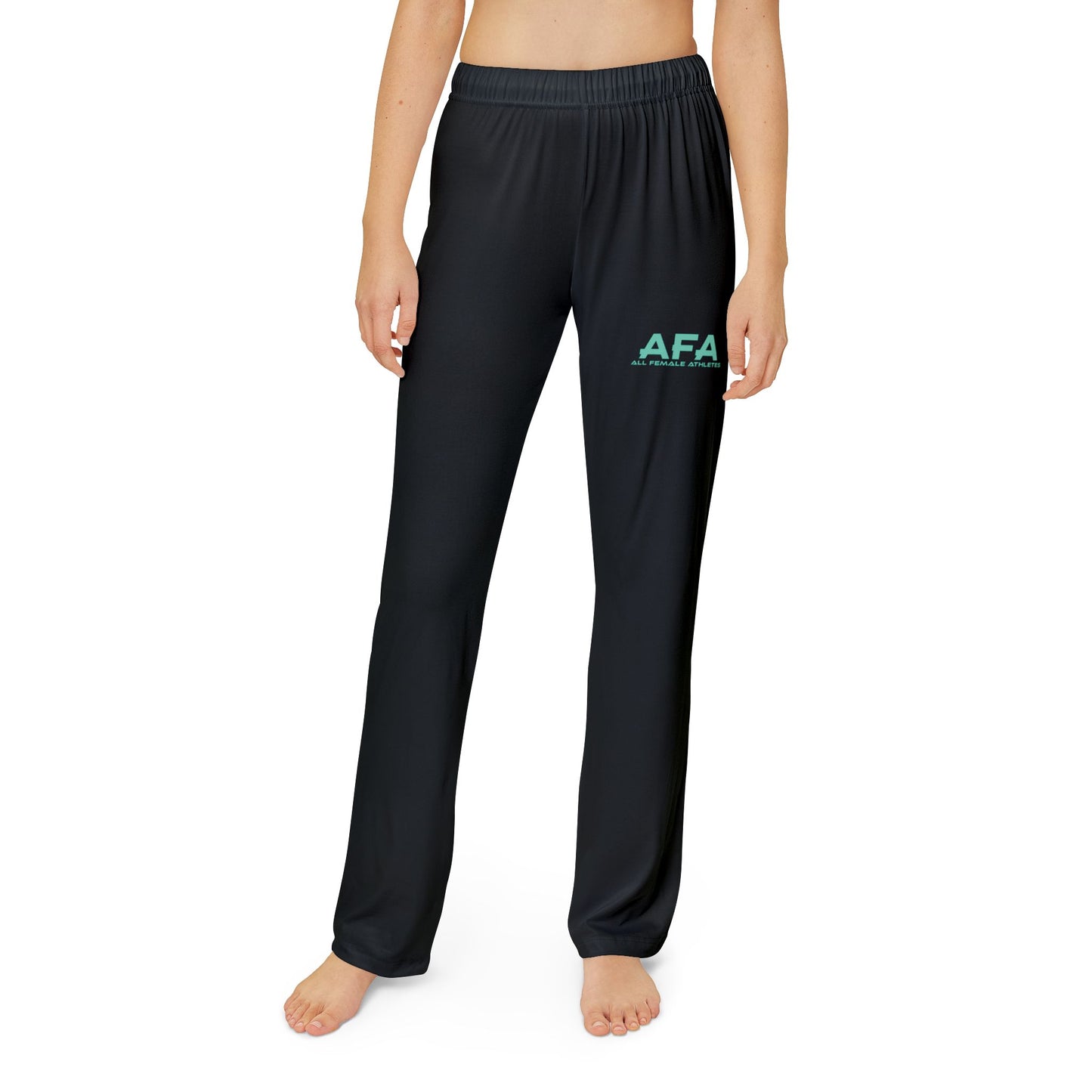 Green All Female Athletes Kids Pajama Pants