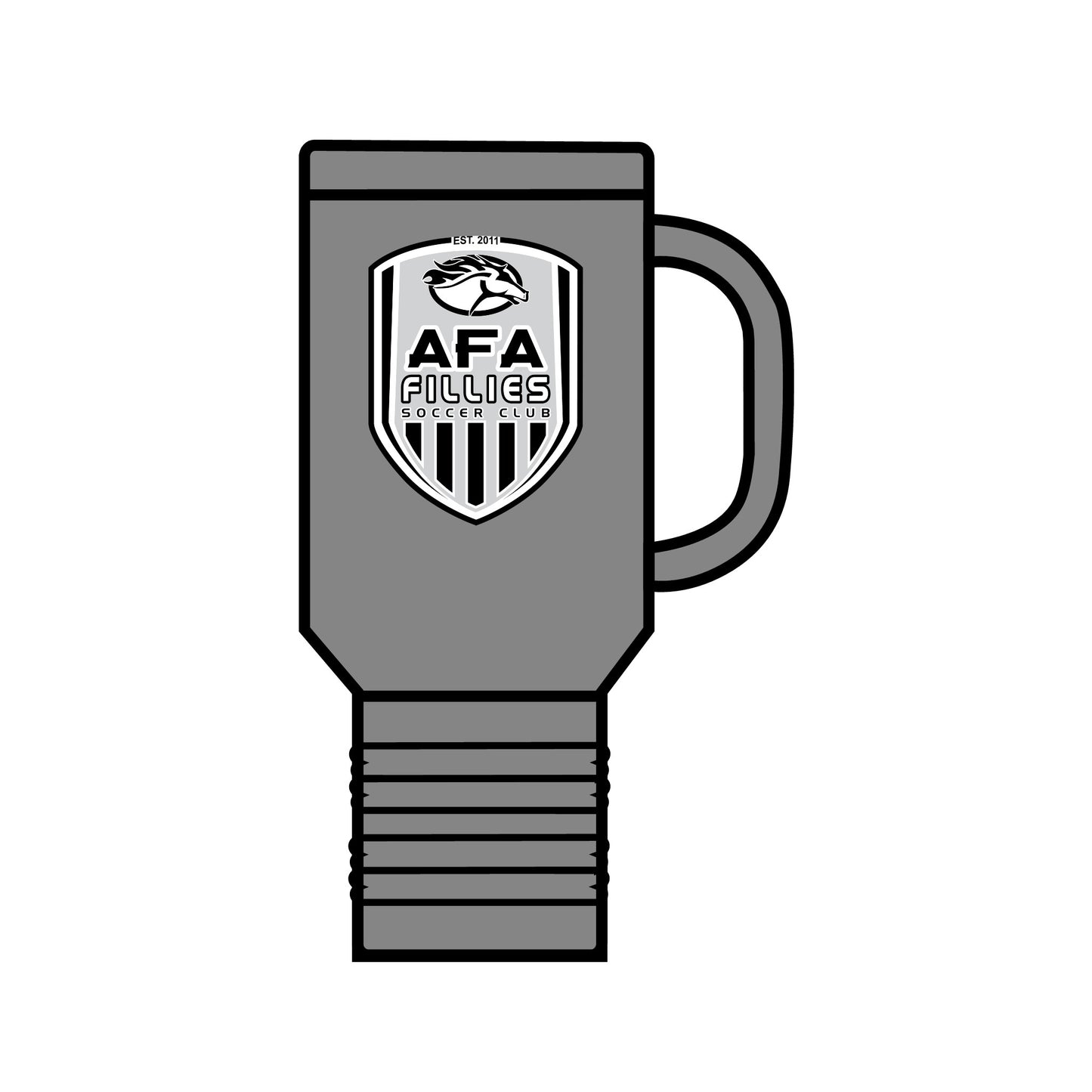 AFA Fillies Shield Insulated Travel Mug, 40oz