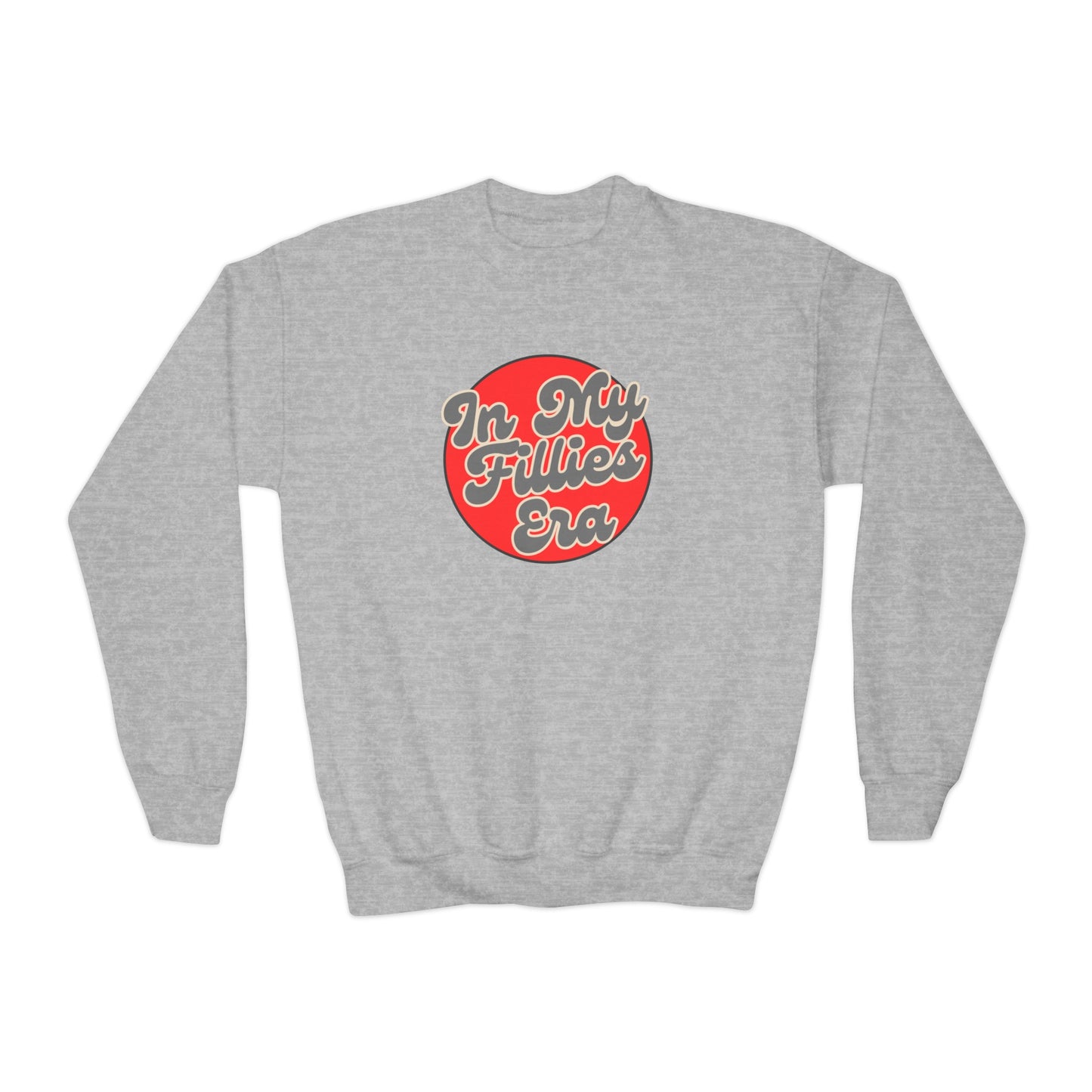 Red In My Fillies Era Youth Crewneck Sweatshirt