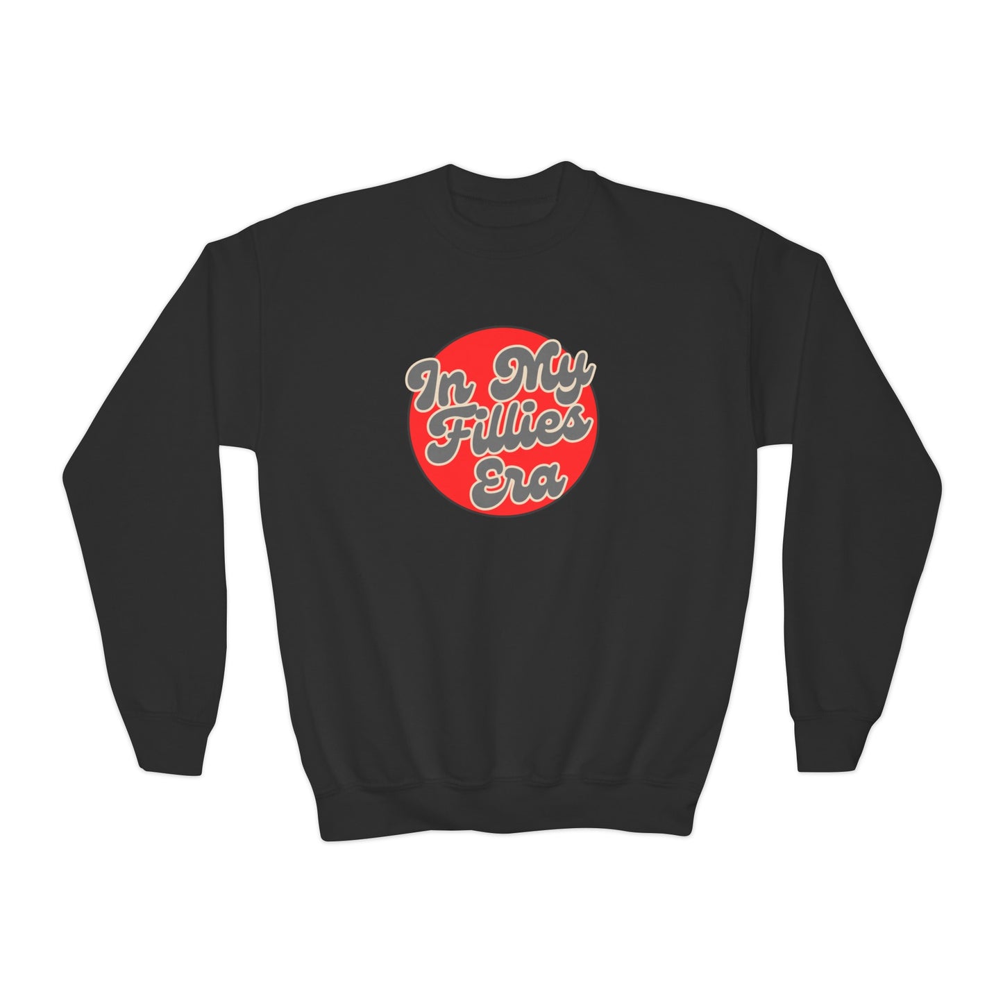 Red In My Fillies Era Youth Crewneck Sweatshirt