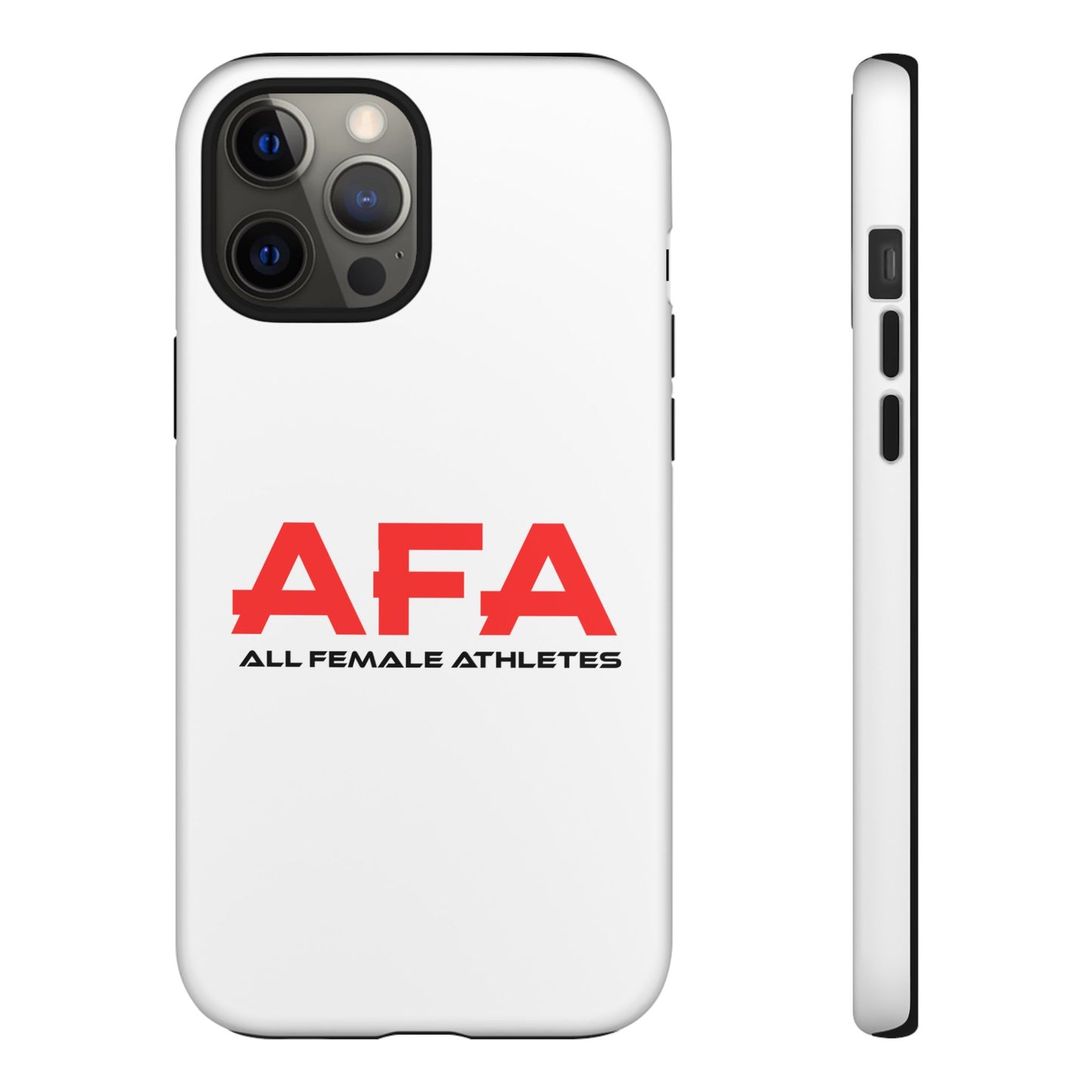 Red and Black All Female Athletes Tough Cases Phone Case