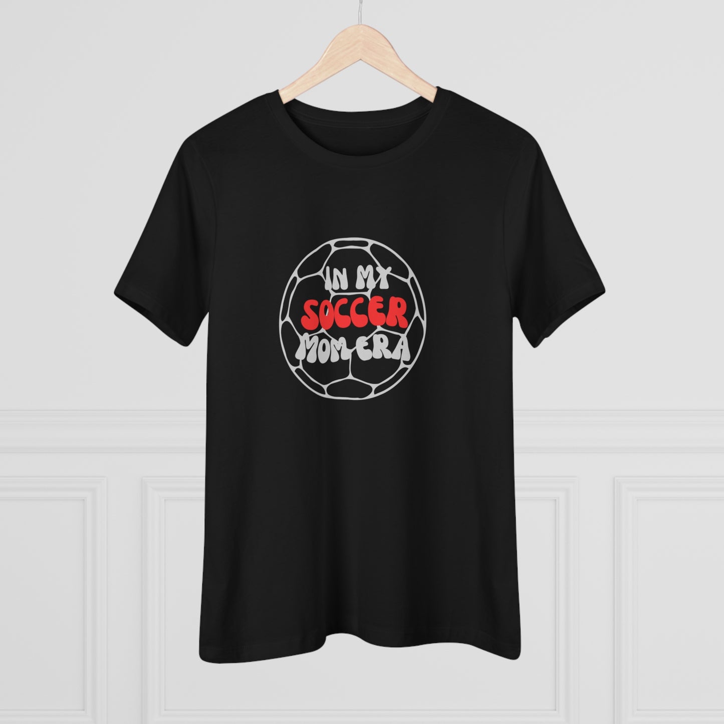 Red In My Soccer Mom Era Women's Cotton Tee