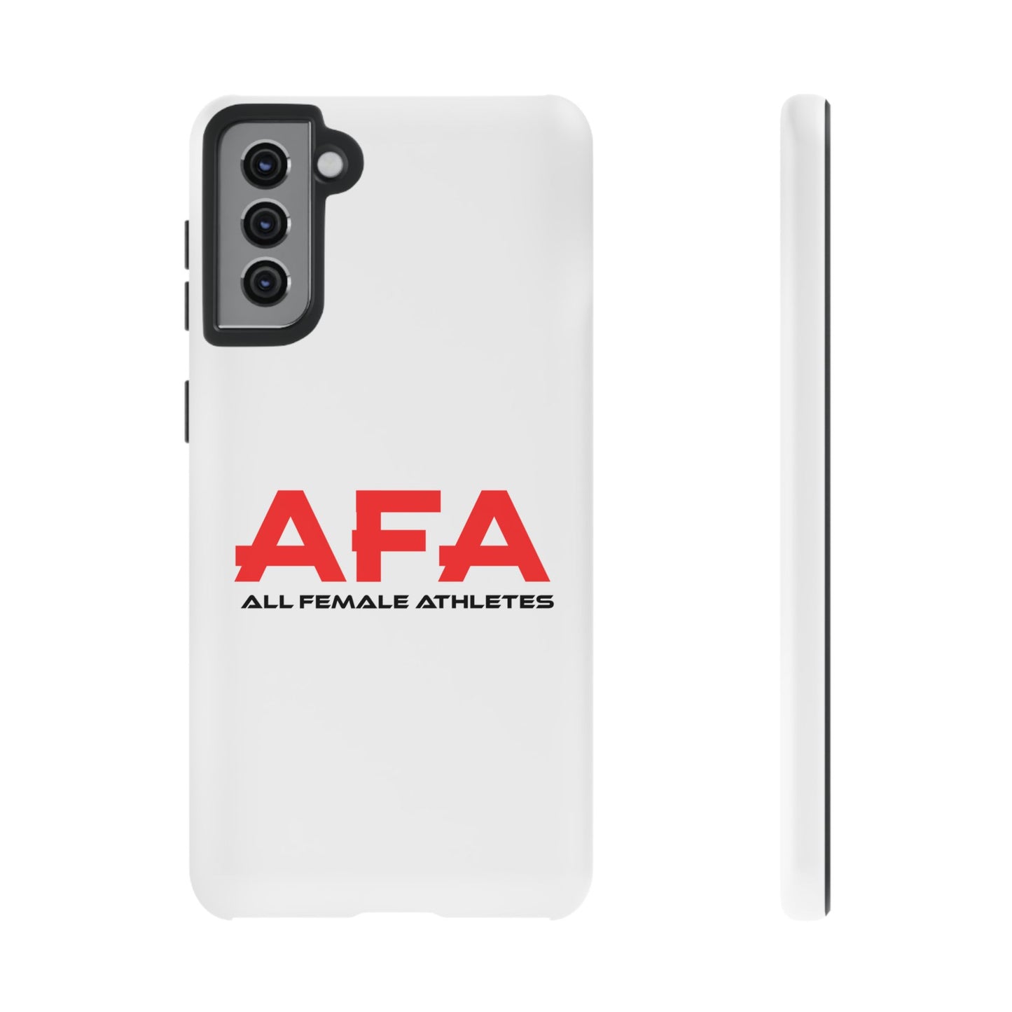 Red and Black All Female Athletes Tough Cases Phone Case