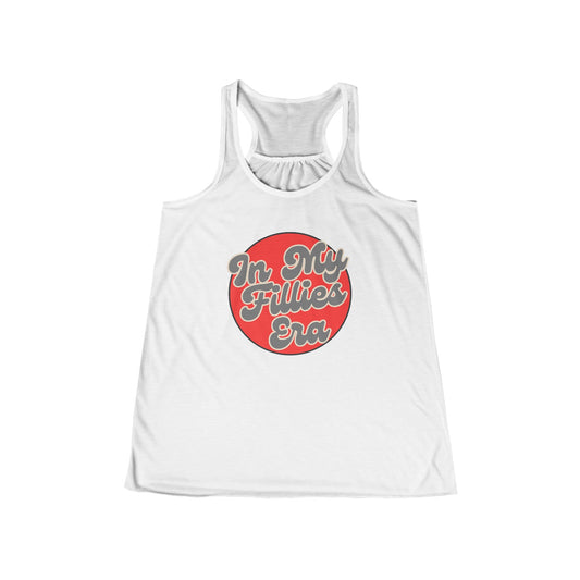 Red In My Fillies Era Women's Flowy Racerback Tank