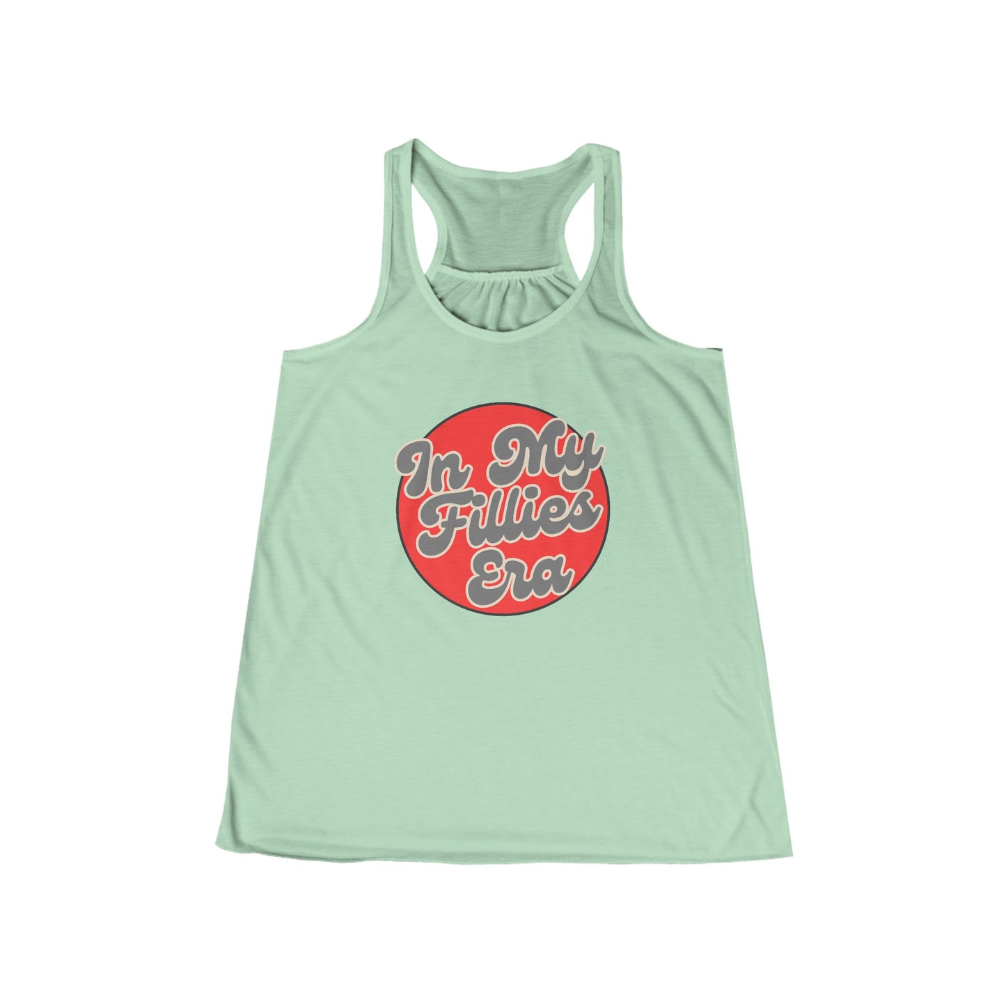 Red In My Fillies Era Women's Flowy Racerback Tank