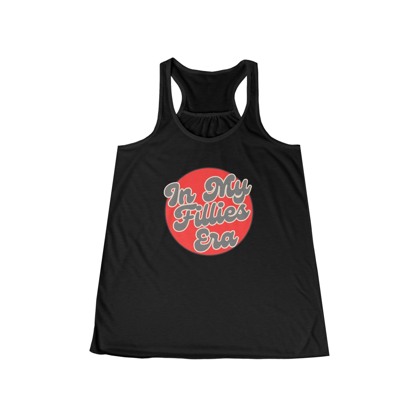 Red In My Fillies Era Women's Flowy Racerback Tank