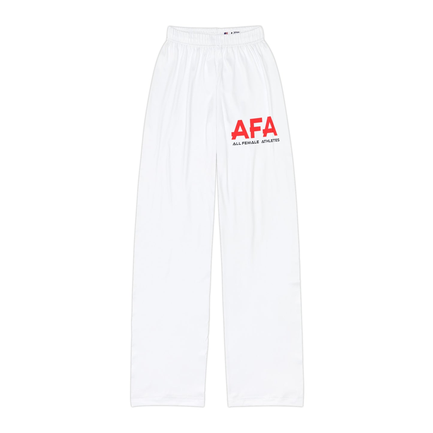 Red All Female Athletes Kids Pajama Pants