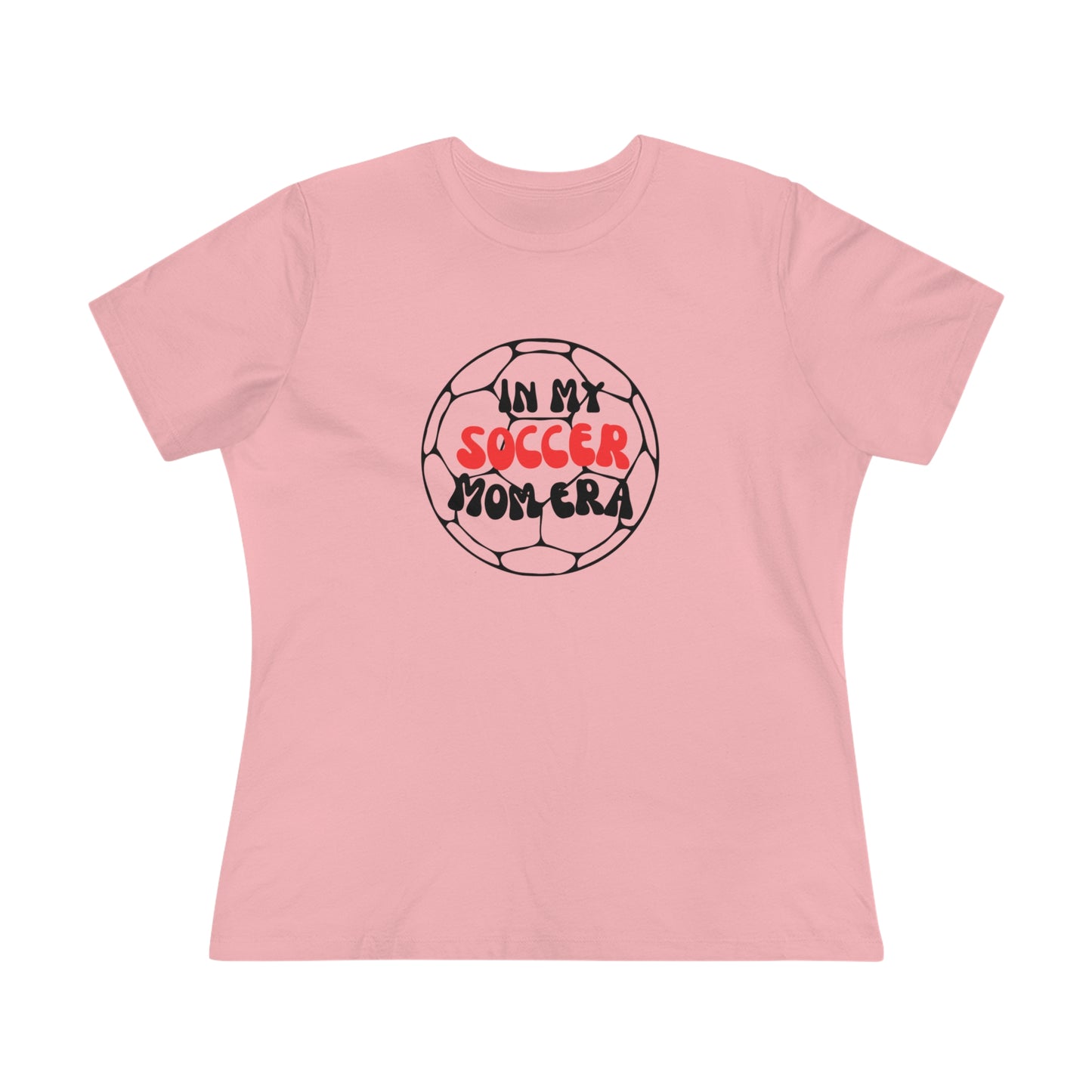 Red In My Soccer Mom Era Women's Cotton Tee