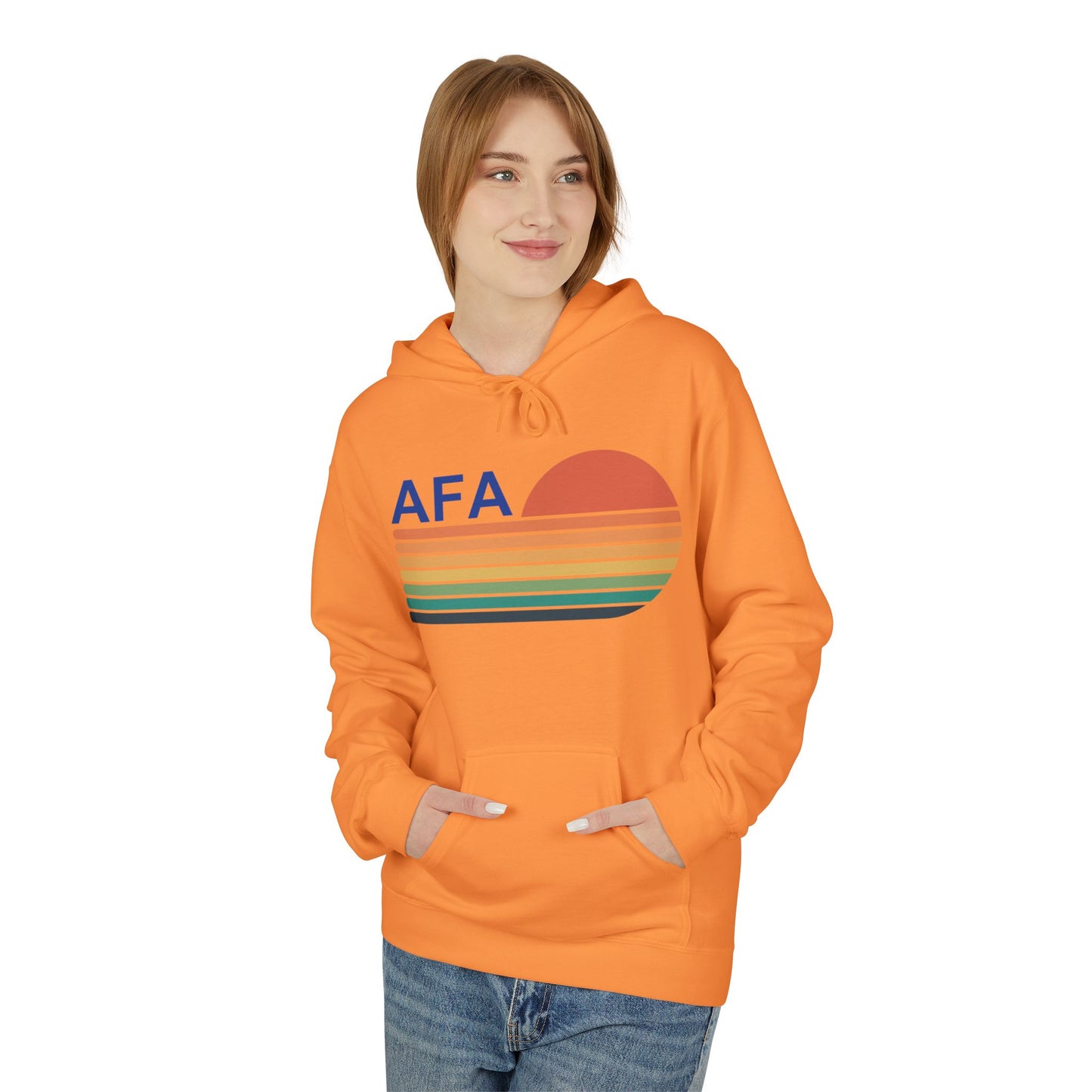 Retro AFA Sunset Aviator Fleece Hoodie