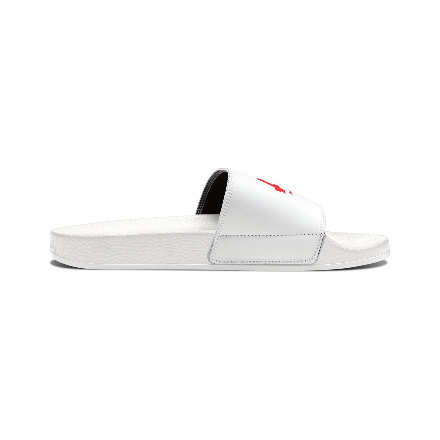 Red All Female Athletes Youth PU Slide Sandals