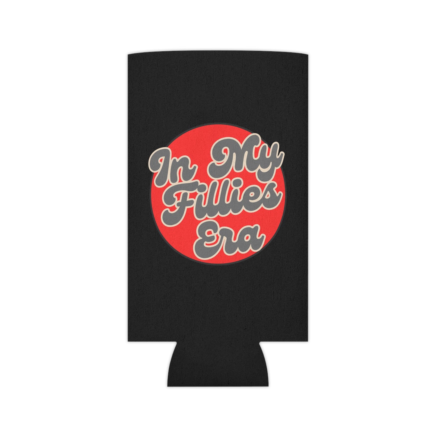 Red Circular In My Fillies Era Can Cooler/Koozie