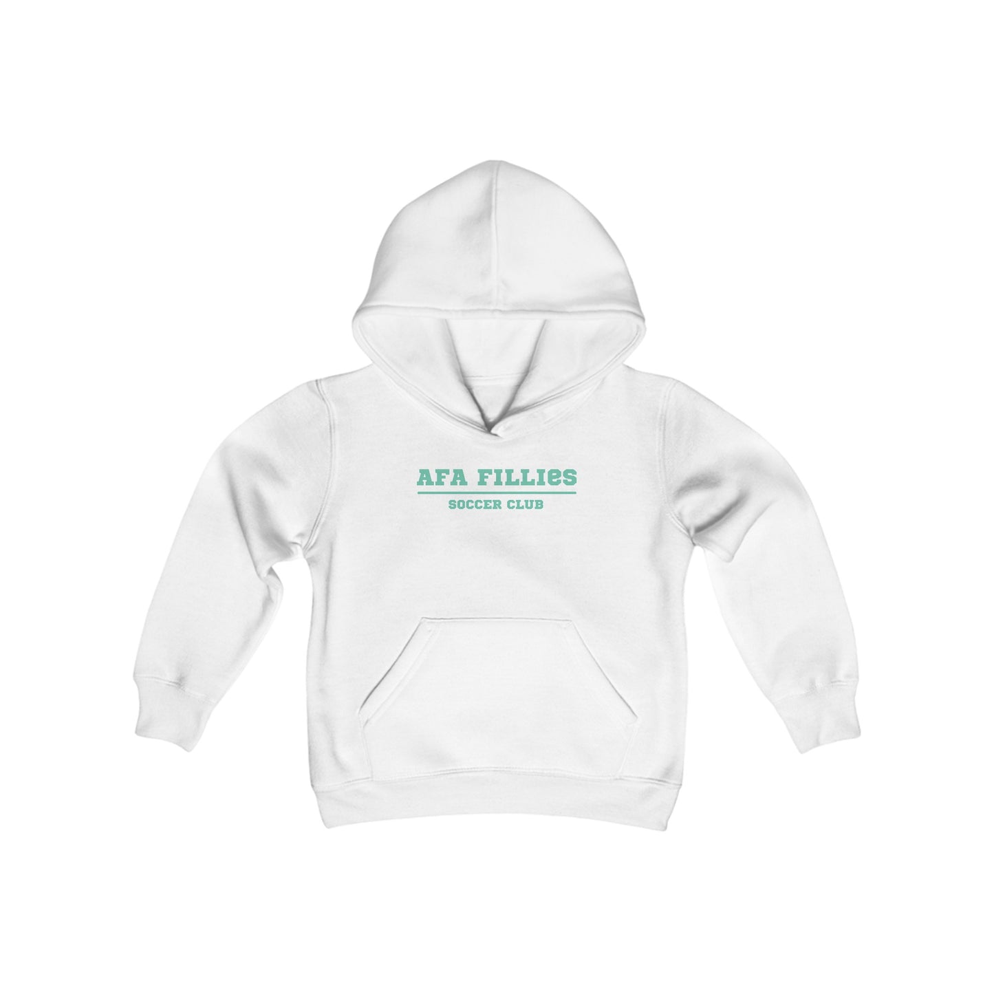 Light Green AFA Youth Heavy Blend Hooded Sweatshirt