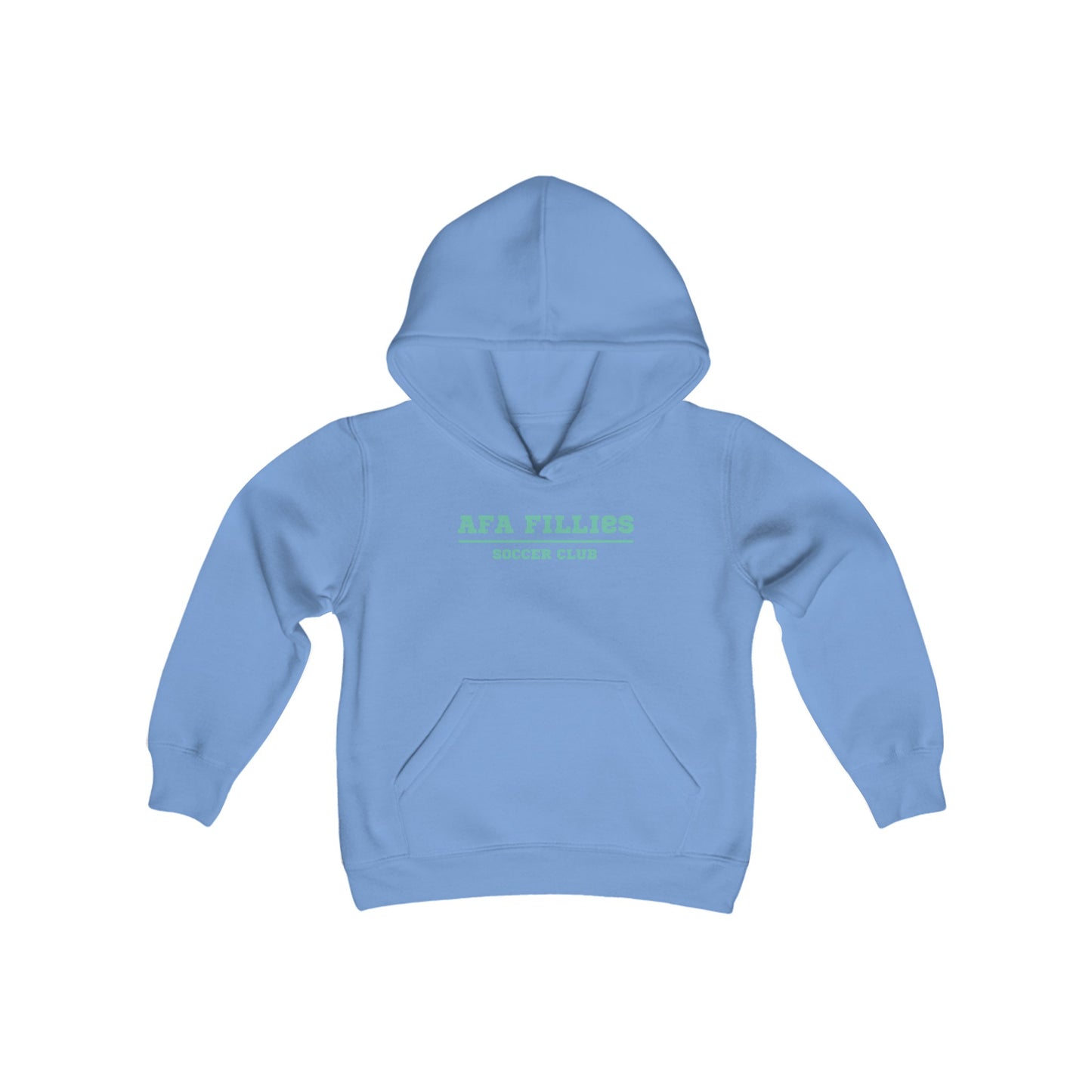 Light Green AFA Youth Heavy Blend Hooded Sweatshirt