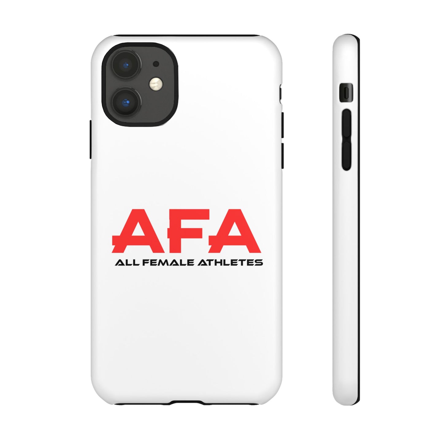 Red and Black All Female Athletes Tough Cases Phone Case