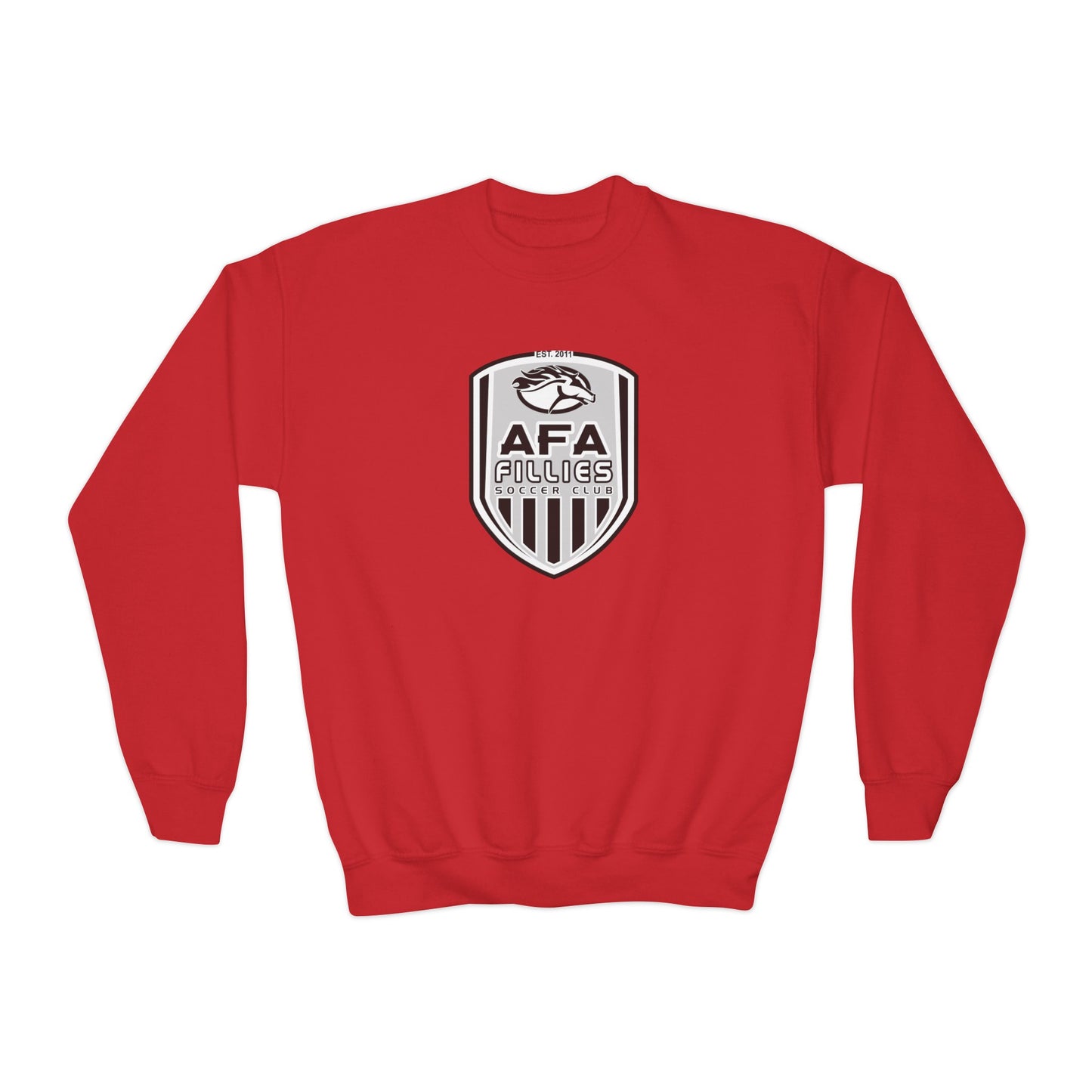 Fillies Shield Youth Crewneck Sweatshirt