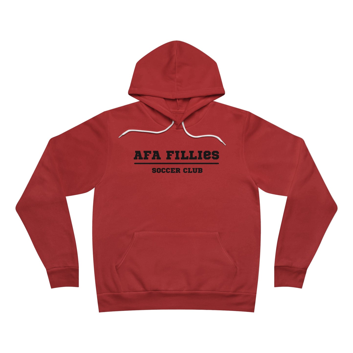 Black AFA Fillies Sponge Fleece Pullover Hoodie