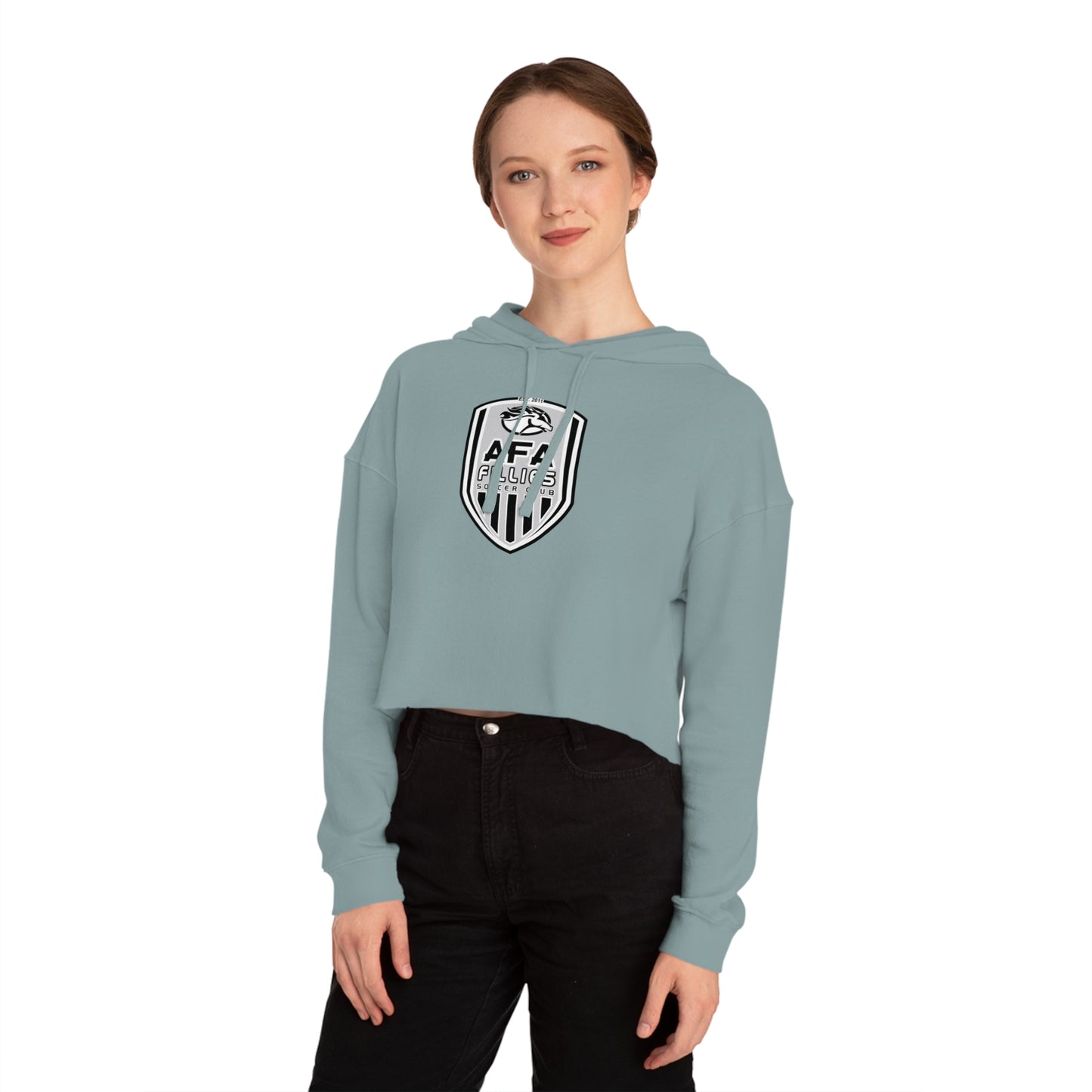 AFA Fillies Shield Women’s Cropped Hooded Sweatshirt