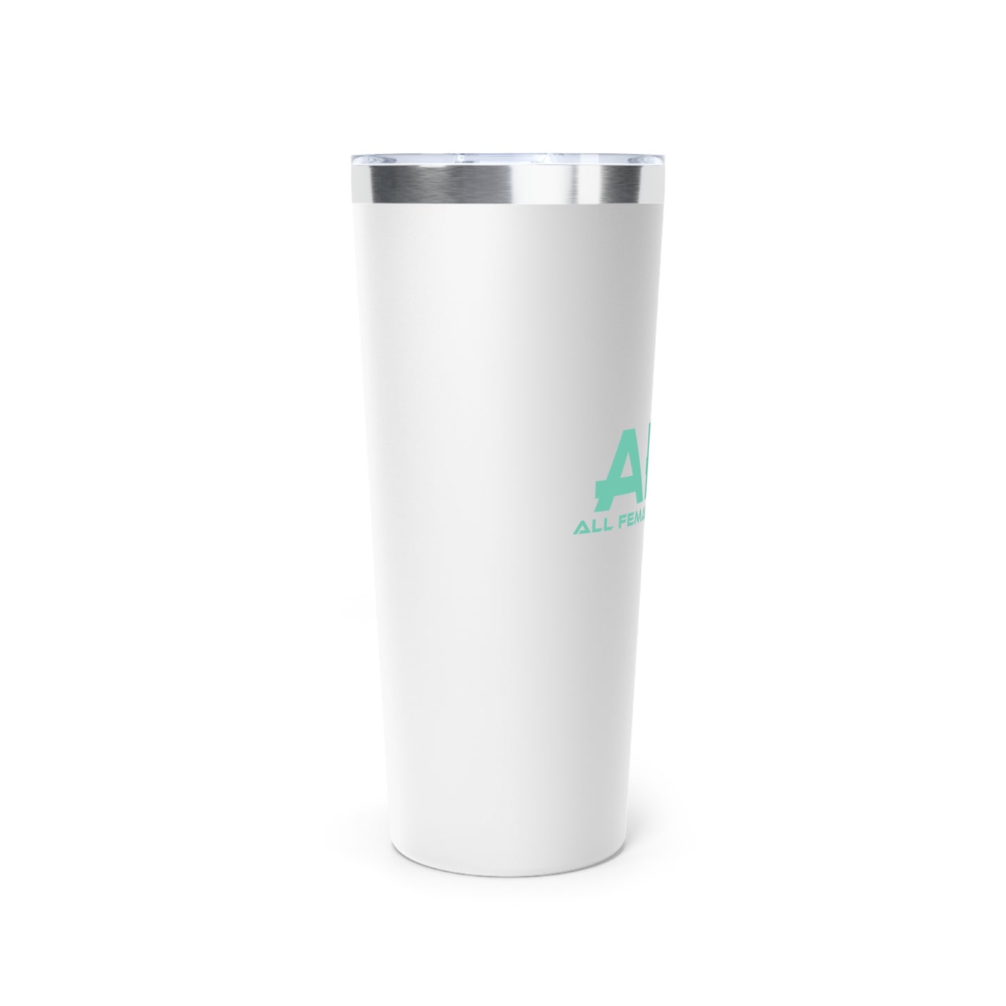 Black and Green All Female Athletes Copper Vacuum Insulated Tumbler, 22oz