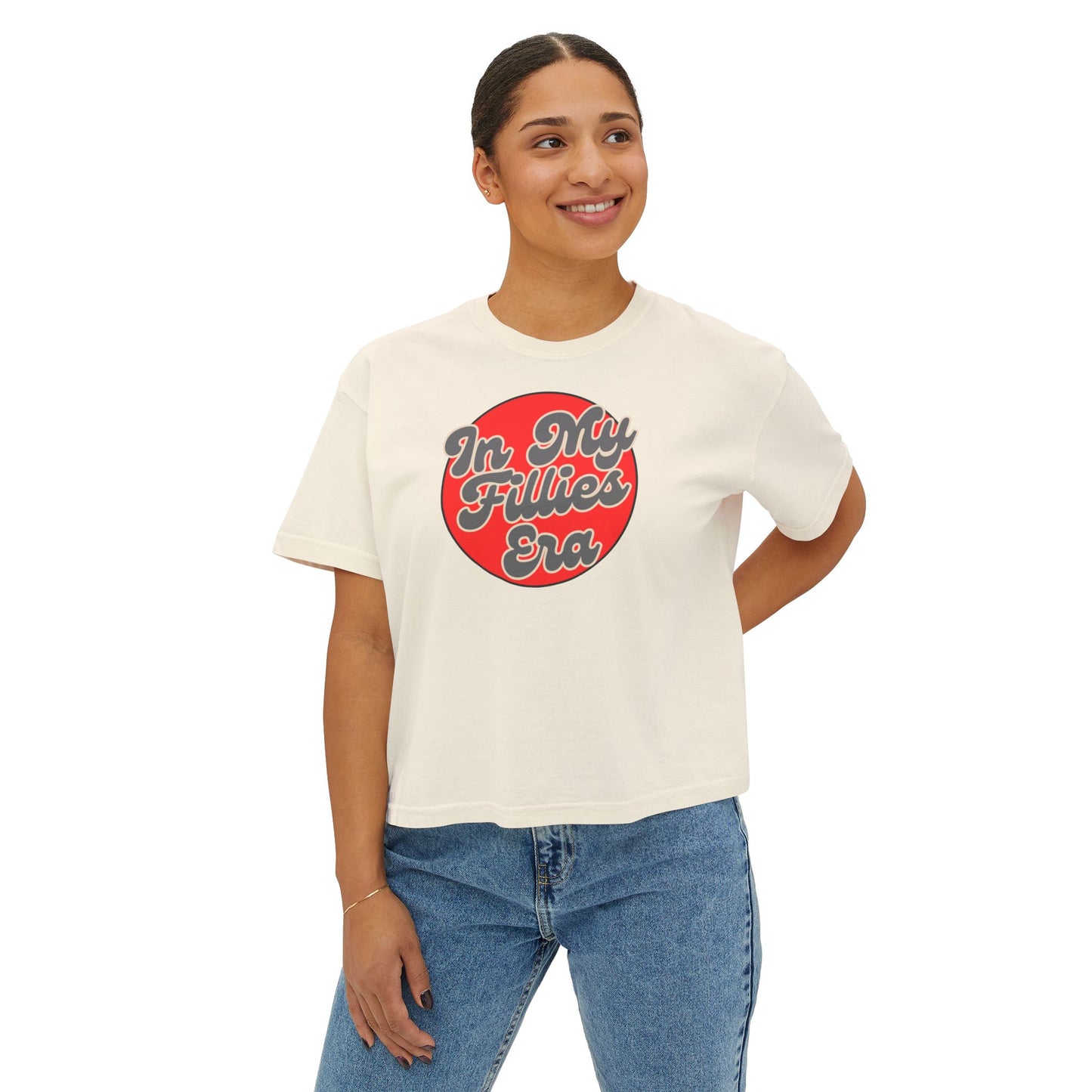 Red In My Fillies Era Women's Boxy Tee