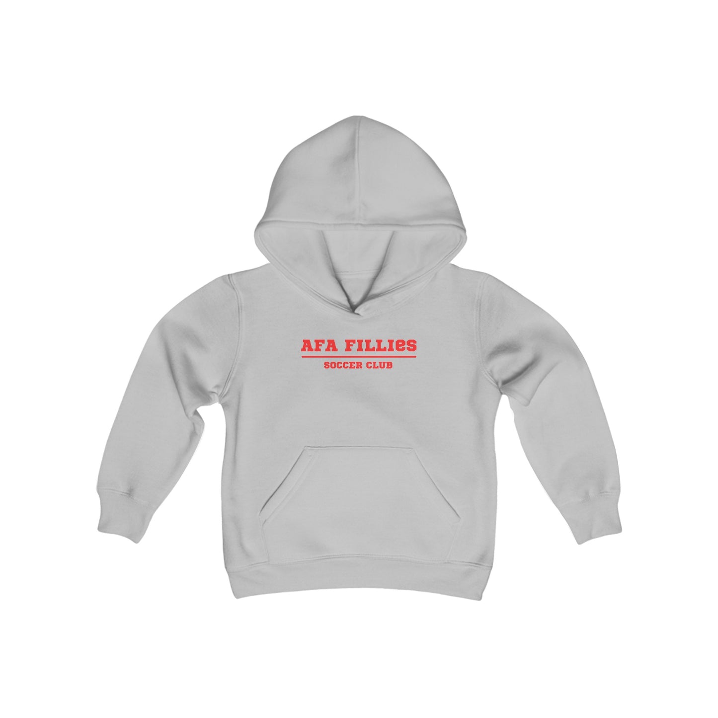 Red AFA Youth Heavy Blend Hooded Sweatshirt