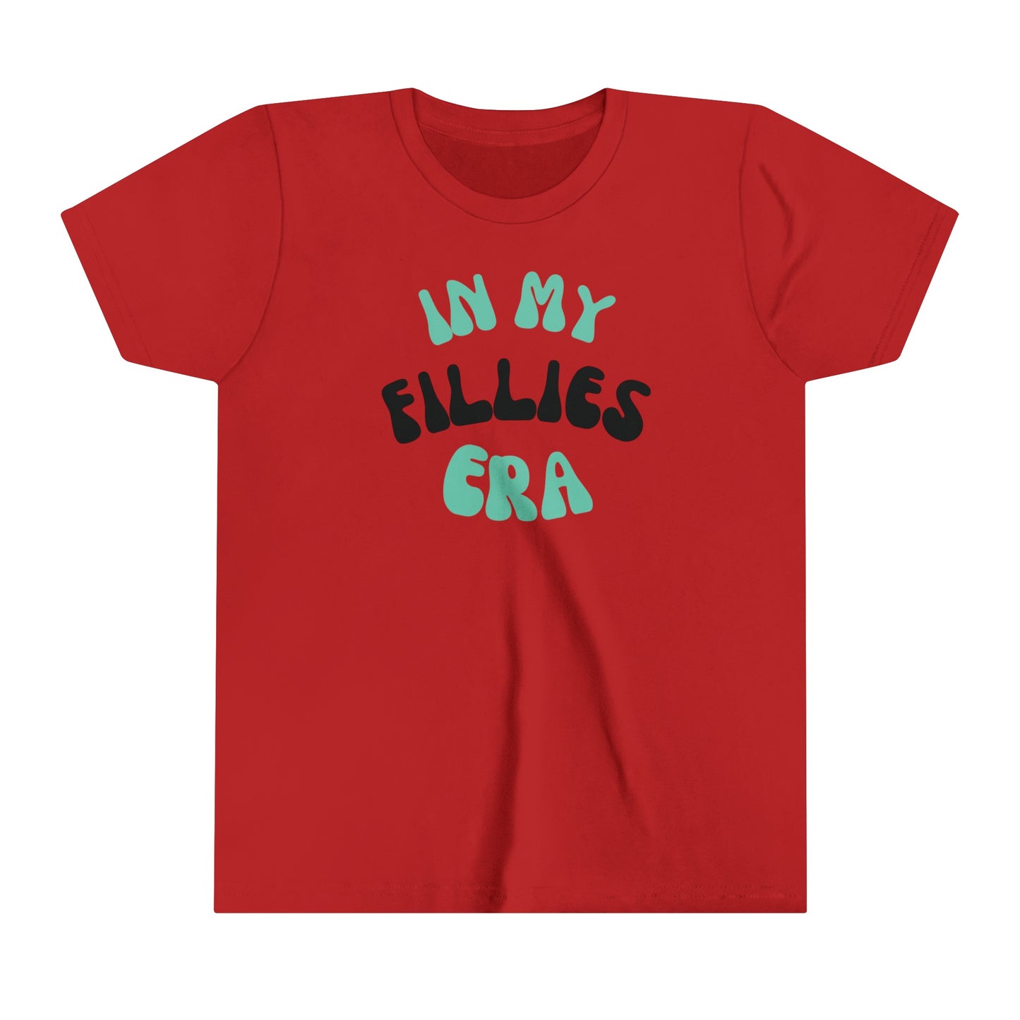 Teal In My Fillies Era Youth Short Sleeve Tee