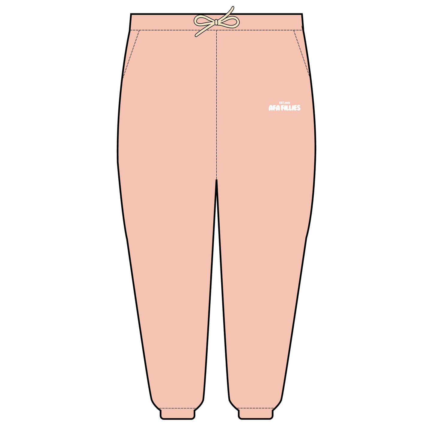 AFA Bubble Font Unisex Garment-Dyed Lightweight Fleece Sweatpants