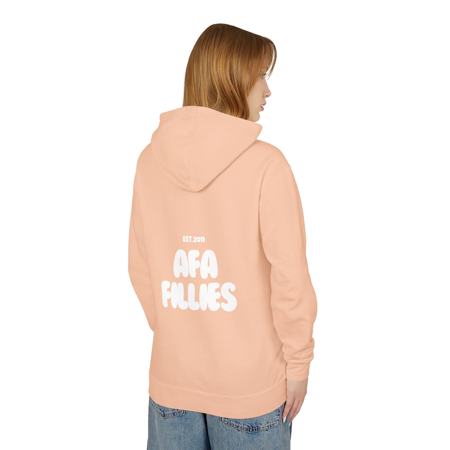 AFA Bubble Font Lightweight Hooded Sweatshirt