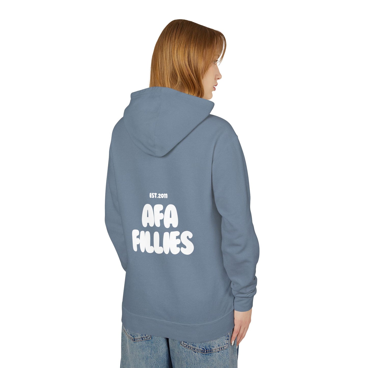 AFA Bubble Font Lightweight Hooded Sweatshirt