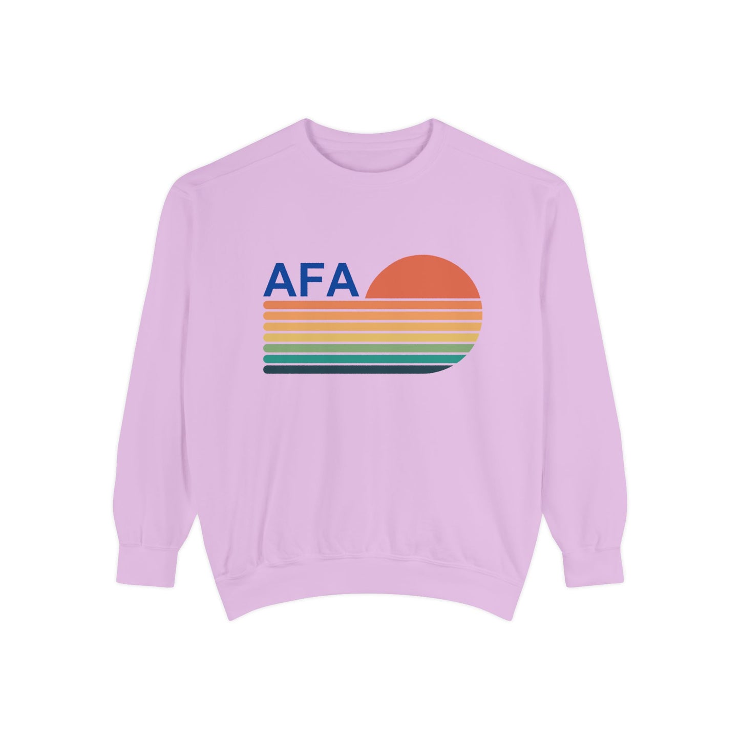 AFA Retro Sunset Gradient Aviator Sweatshirt