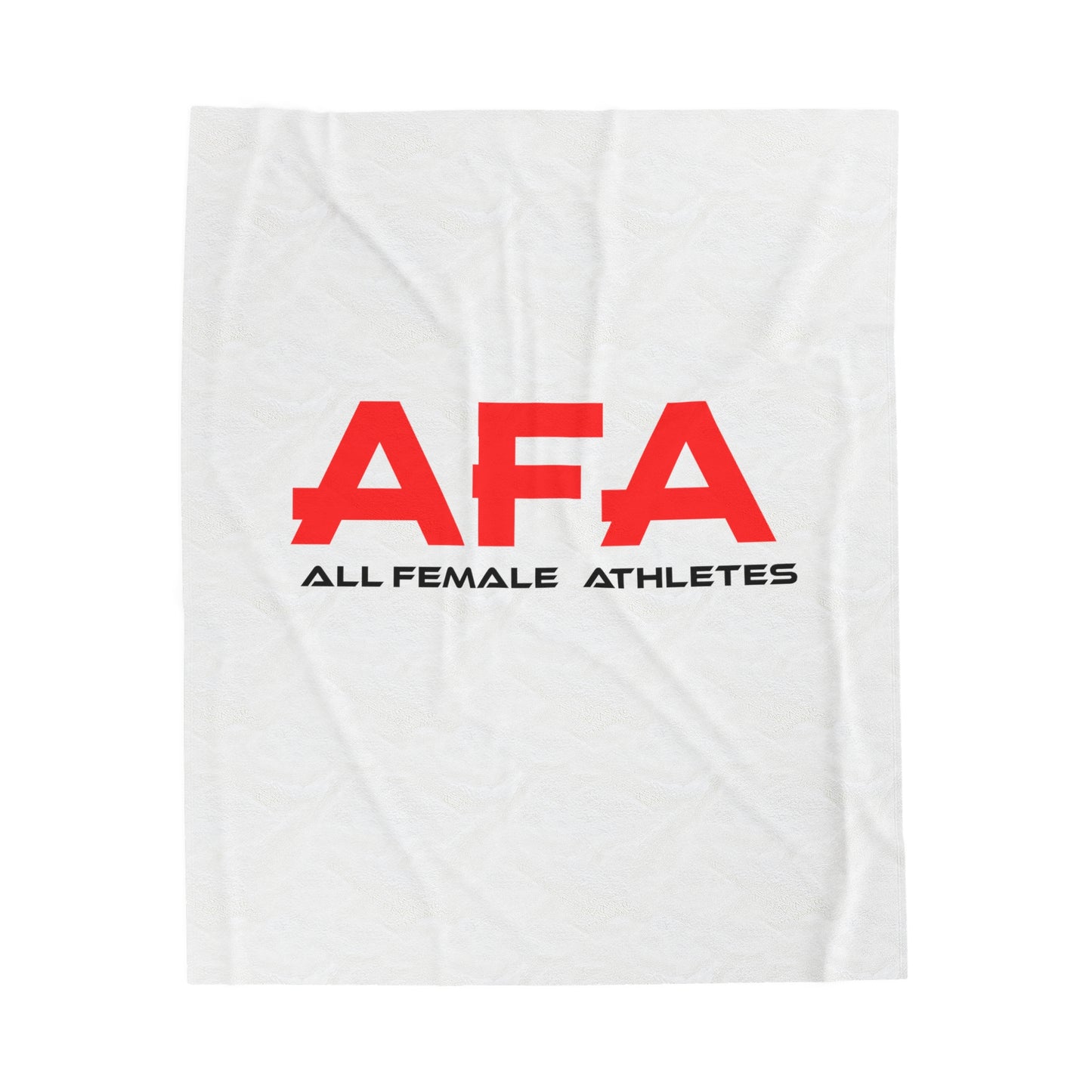 Red AFA Velveteen Plush Blanket