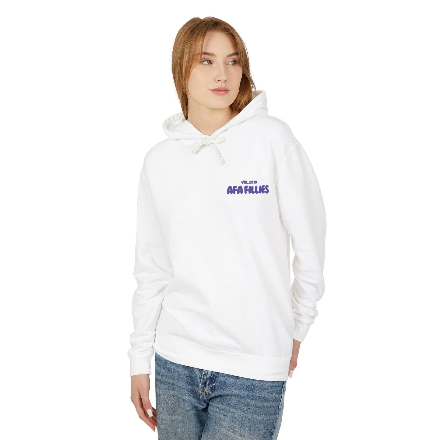 AFA Bubble Font Lightweight Hooded Sweatshirt