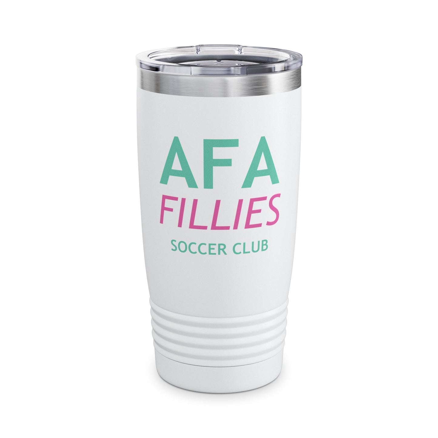 Green/Pink AFA Fillies Ringneck Tumbler, 20oz