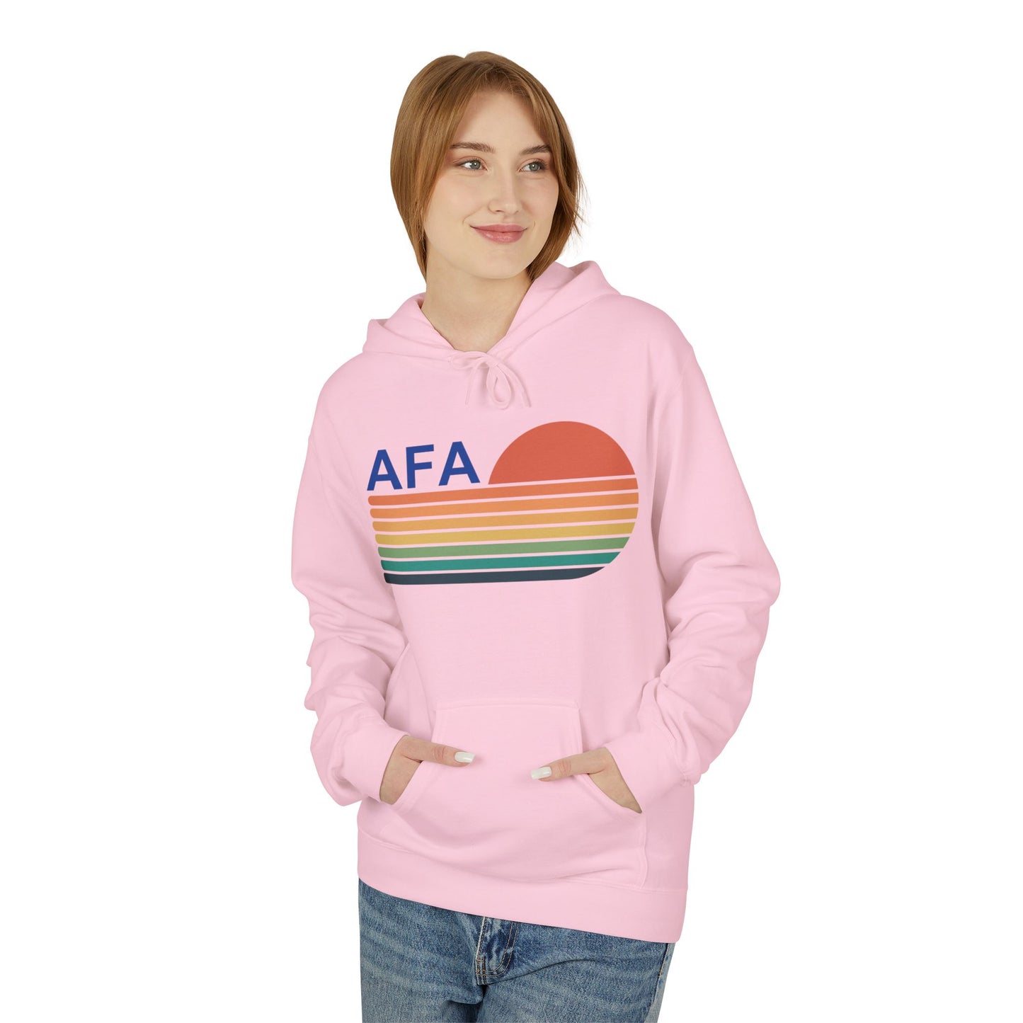 Retro AFA Sunset Aviator Fleece Hoodie