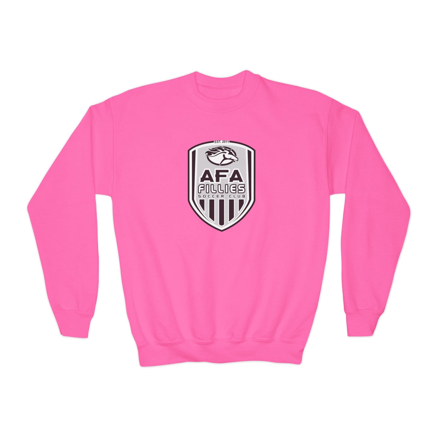 Fillies Shield Youth Crewneck Sweatshirt